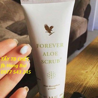 Sữa rửa mặt tẩy tế bào chết của Mỹ forever aloe scrub 238flp
