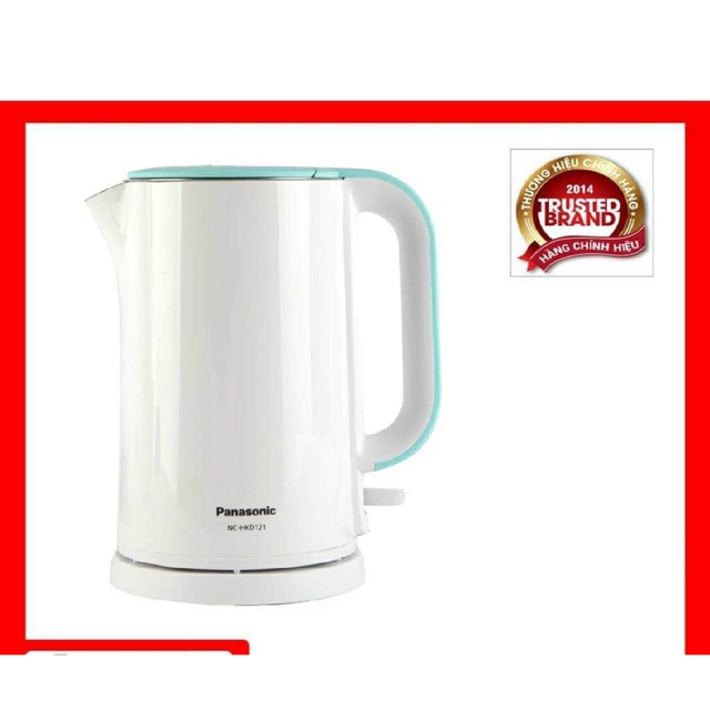 Bình đun siêu tốc Panasonic NC-HKD121WRA 1.2L, màu trắng, dung lượng lớn, an toàn và tiện lợi