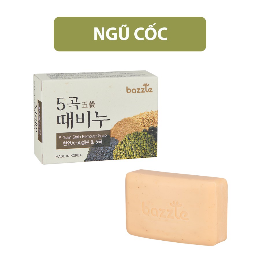 Xà phòng tắm tẩy tế bào chết Bazzle Hàn Quốc xà phòng thảo dược giúp da sạch sáng khỏe mềm mịn ko gây nhờn rít khô da | BigBuy360 - bigbuy360.vn