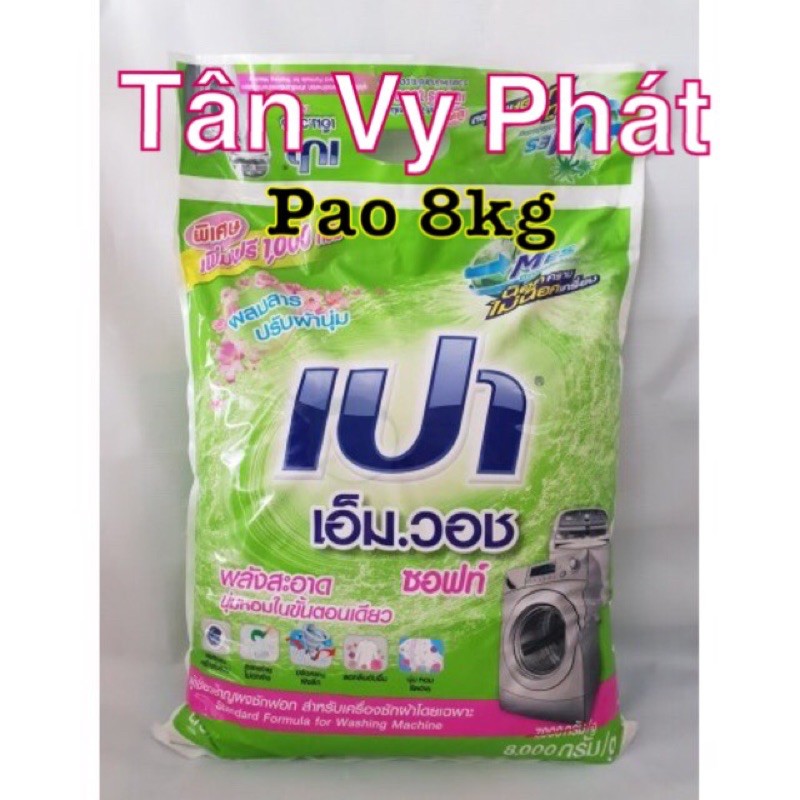 BỘT GIẶT PAO 8KG - Thái Lan