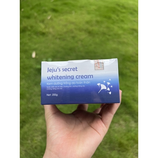 KEM BODY DƯỠNG TRẮNG TOÀN THÂN JEJU’S SECRET WHITENING CREAM NARGUERITE - kem body narguerite