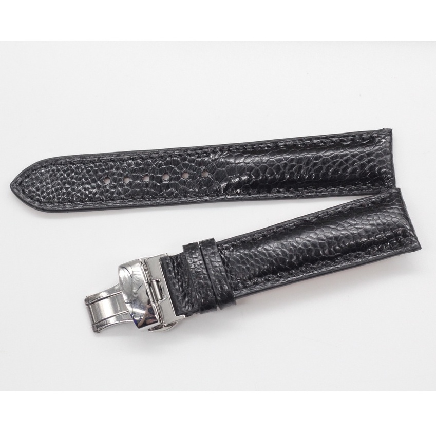 Dây Đồng Hồ, Dây Đồng Hồ Da Đà Điểu Thật Cao Cấp +Khóa Gập +Chốt thông minh .BẢO HÀNH 6 THÁNG