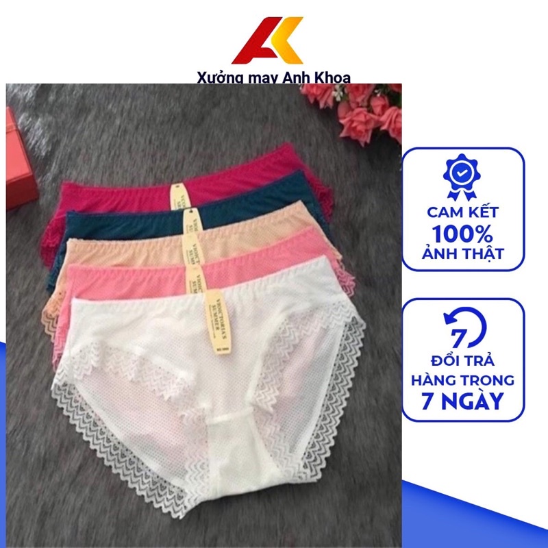 Quần Lót Ren Thông Hơi Nữ