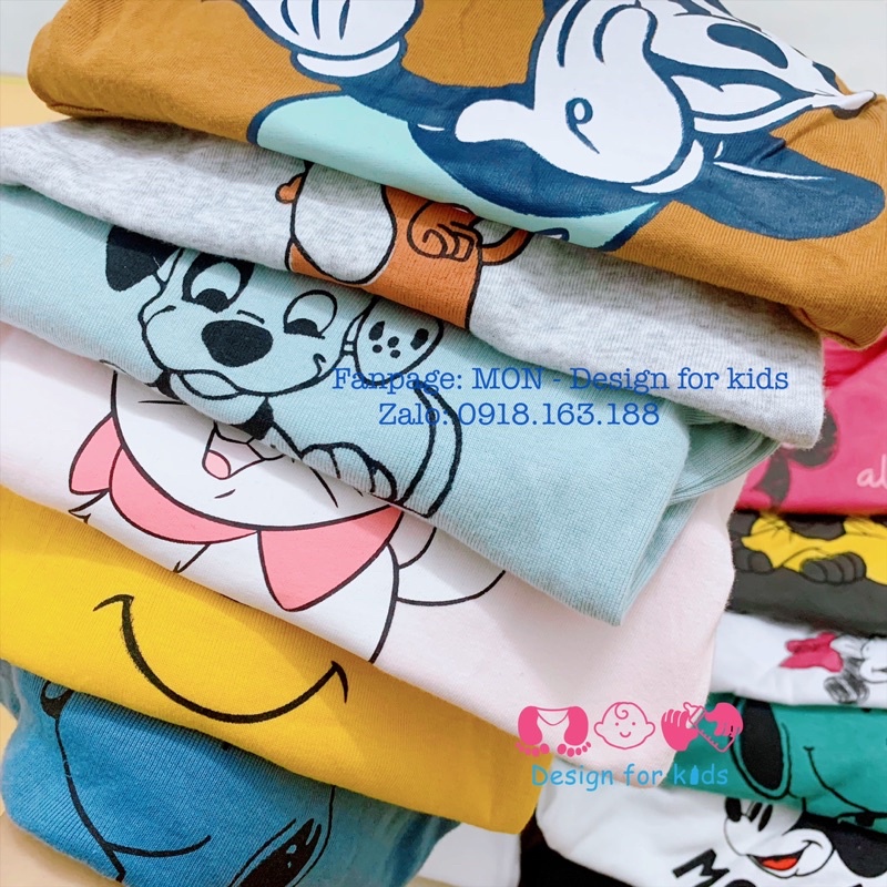 (Link 2) (Size 0-4 tuổi) Bodysuit HM mỏng, bộ body chip dài tay vải ORGANIC COTTON mềm mát hàng xuất dư chuẩn cho bé