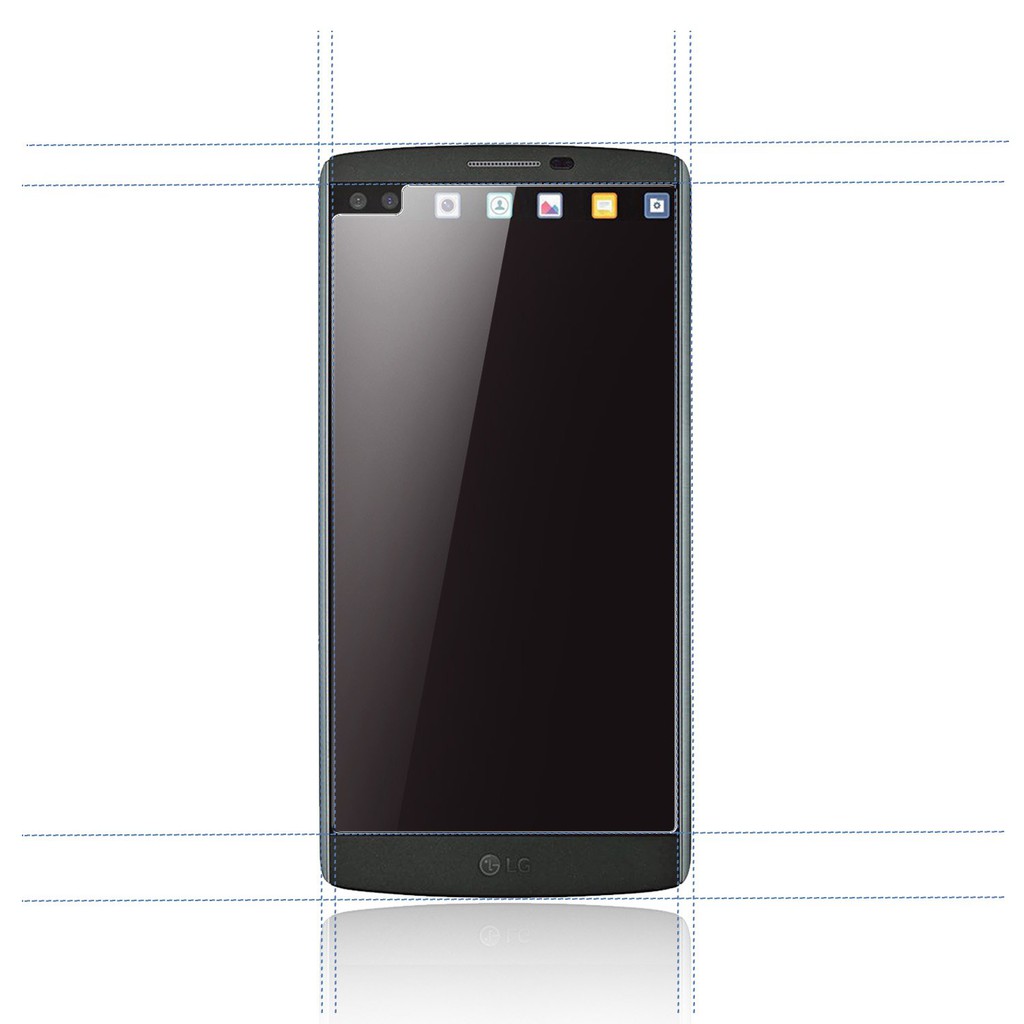 [Ảnh Thật] Kính CL LG V10 9H-0.26mm Cường Lực có mài cạnh 2.5D