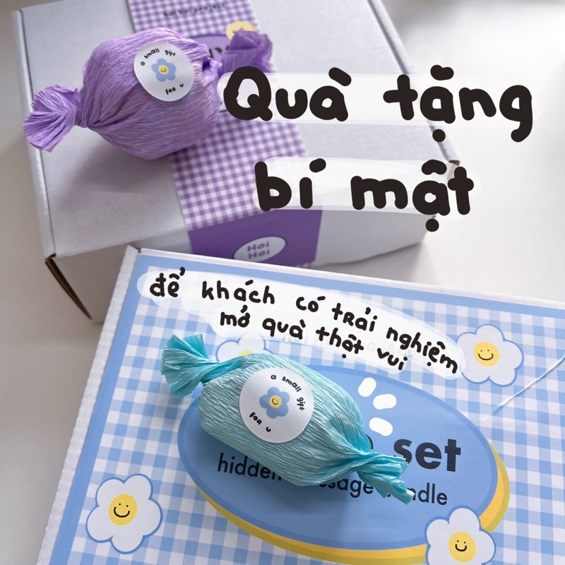 Set tự làm nến thơm thông điệp | DIY hidden message candle set | Hoi Hoi project