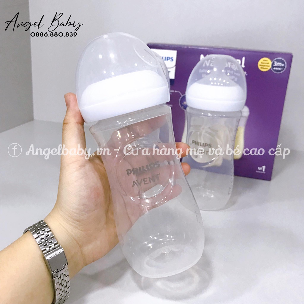 Bình Sữa Avent Natural Chống Đầy Hơi Mẫu Mới Nhất 125ml/330ml - CHÍNH HÃNG