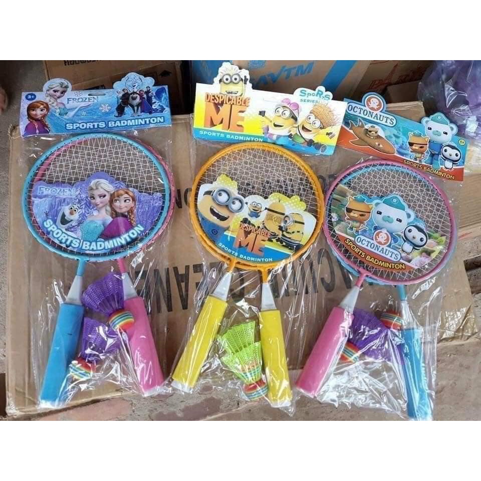 Bộ vợt cầu lông DISNEY cho bé ngày hè năng động