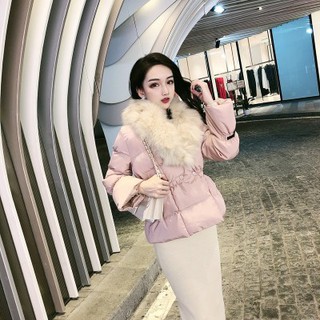 Áo khoác phao cổ lông hàng quảng châu
