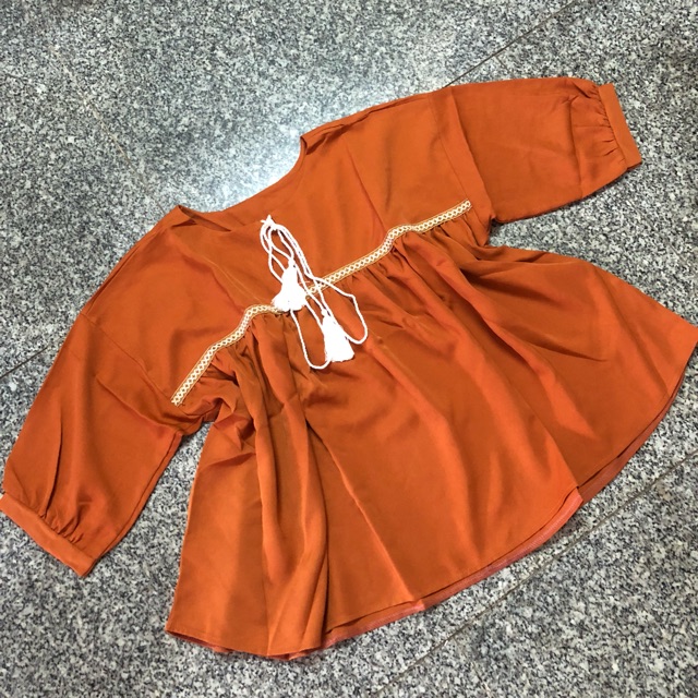 Áo babydoll thổ cẩm