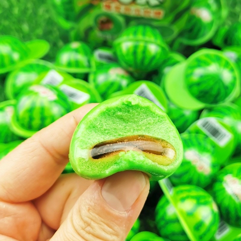 kẹo dẻo dưa hấu water melon có nhân (hộp 50viên)