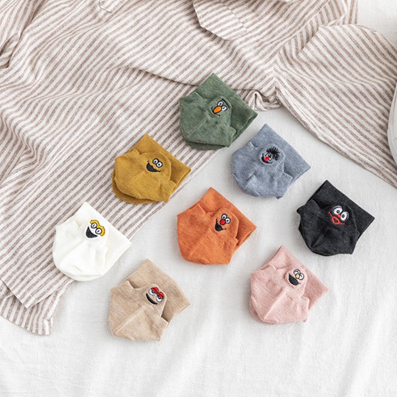 Xixi Đôi Vớ Ngắn Thêu Hình Thời Trang Vui Nhộn Dành Cho Nam Và Nữ