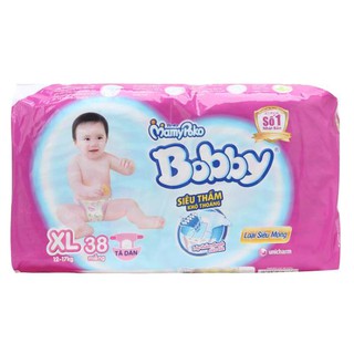 [gia re] Tã/Bỉm dán Bobby size M48/ L42/ XL38 - (mẫu mới) {chat luong}