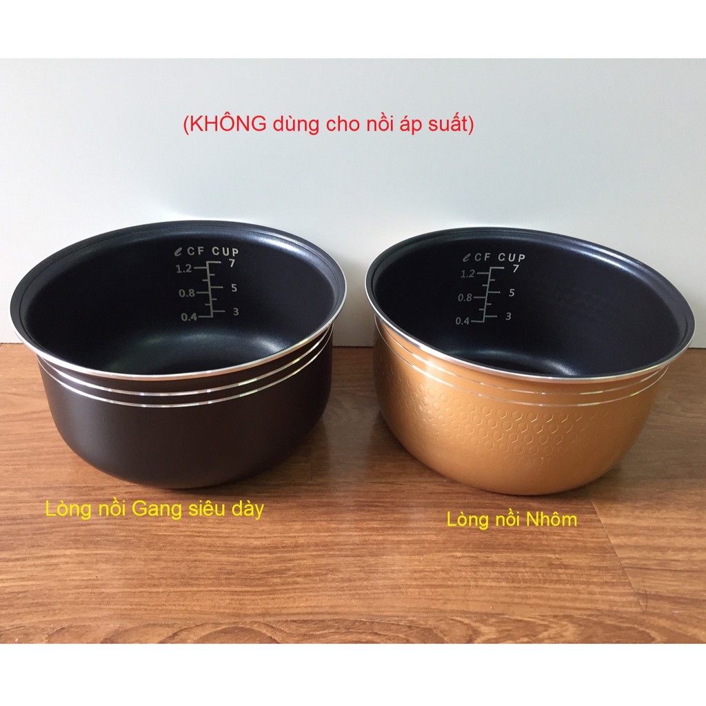 [Mã ELFLASH5 giảm 20K đơn 50K] Lòng nồi cơm điện 1.2lit – Ruột nồi cơm điện tử 1.2L | BigBuy360 - bigbuy360.vn