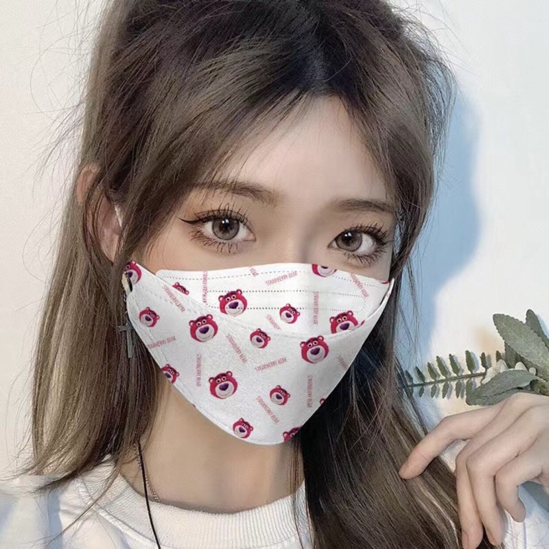 Khẩu trang KF94 hoạt hình Hàn Quốc dễ thương