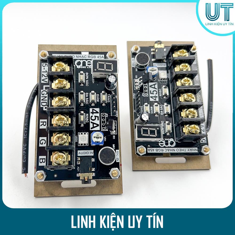 Mạch Điều Khiển LED 7 Màu RGB Nháy Theo Nhạc - 45A - Chính Hãng
