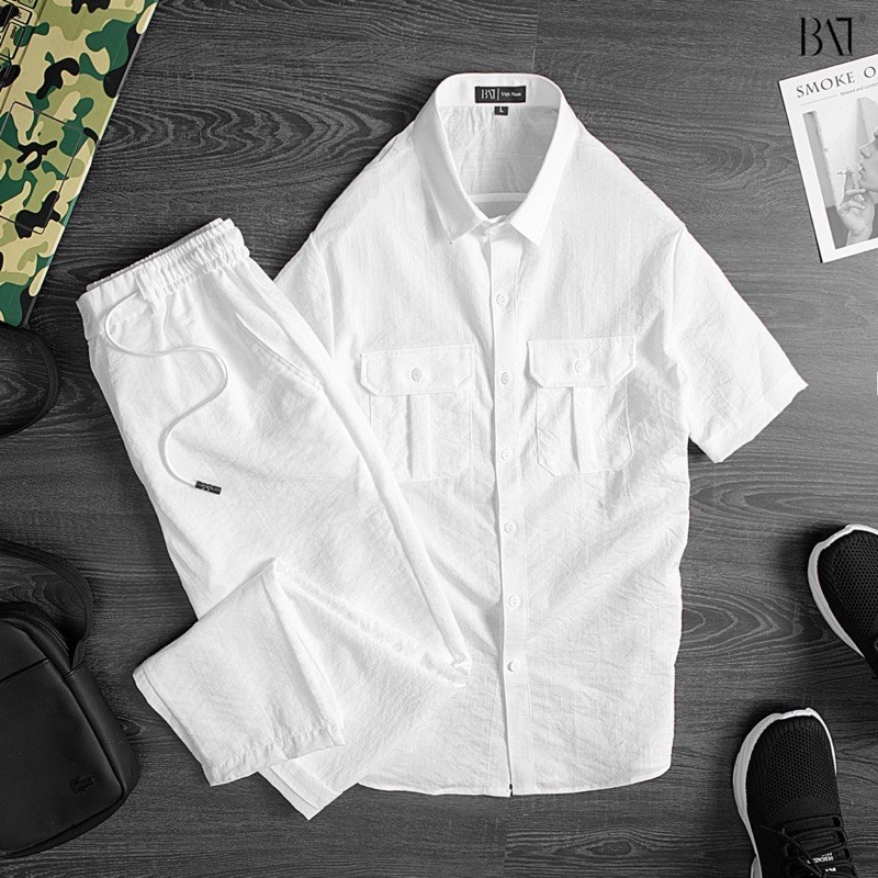 Bộ Quần Dài Đũi Lụa Siêu Mát | BigBuy360 - bigbuy360.vn