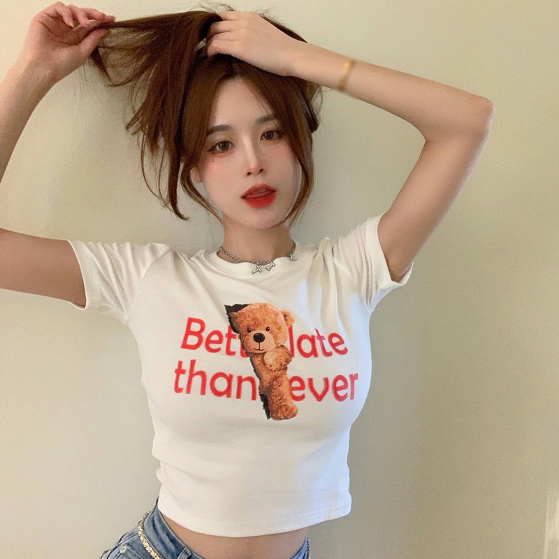 Áo Thun Tay Ngắn In Chữ mezzang Thời Trang Cho Nữ