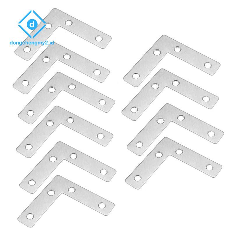 10 L-Shaped Angle Bracket Repair Angle Steel Reinforced Steel Plate
