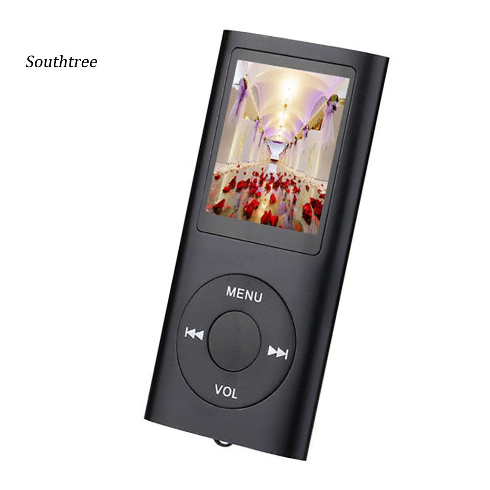 Máy nghe nhạc MP4 màn hình màu 1.8inch kiêm radio FM hỗ trợ thẻ TF/thẻ kỹ thuật số an ninh mini