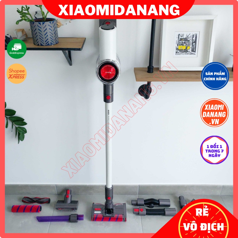 Máy hút bụi không dây cầm tay Xiaomi Redroad V17 Lực hút vô địch Bảo hành 24 tháng