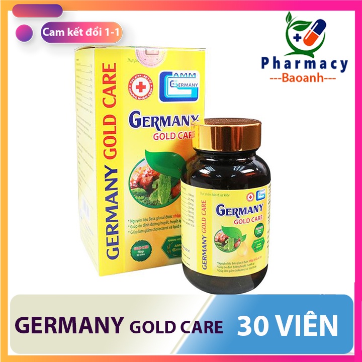 Germany Gold Care - viên uống hỗ trợ ổn định đường huyết, huyết áp