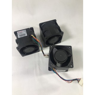 Quạt tản nhiệt 6 x 6cm dày 6cm 2 quạt ghép stack Inventec . 12v 2.5A, gió cực mạnh, dòng phản lực.