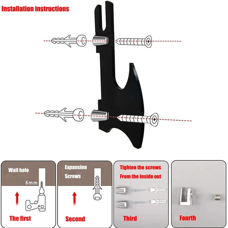 Giá Đỡ Kiếm Treo Tường 2 Tầng Cho Samurai Sword