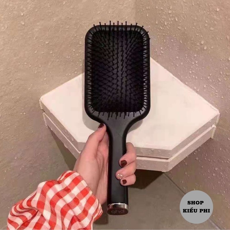 Lược chống rối GHD Paddle tròn to chống rối không rụng tóc hàng luxury siêu xịn sò