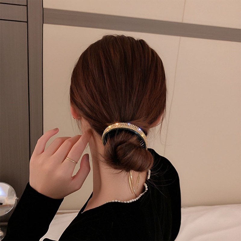 Kẹp Tóc Càng Cua Đính Đá Tua Rua Dễ Thương