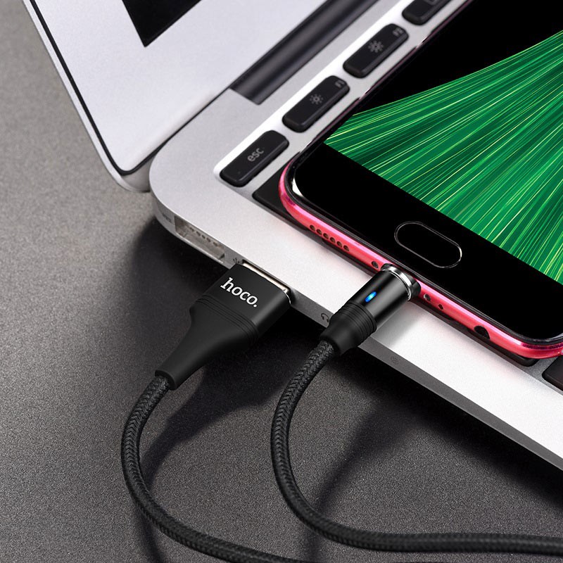 Cáp Sạc Nhanh 2A Hoco U76 Micro USB Cho Andoird - Tự Ngắt Khi Đầy