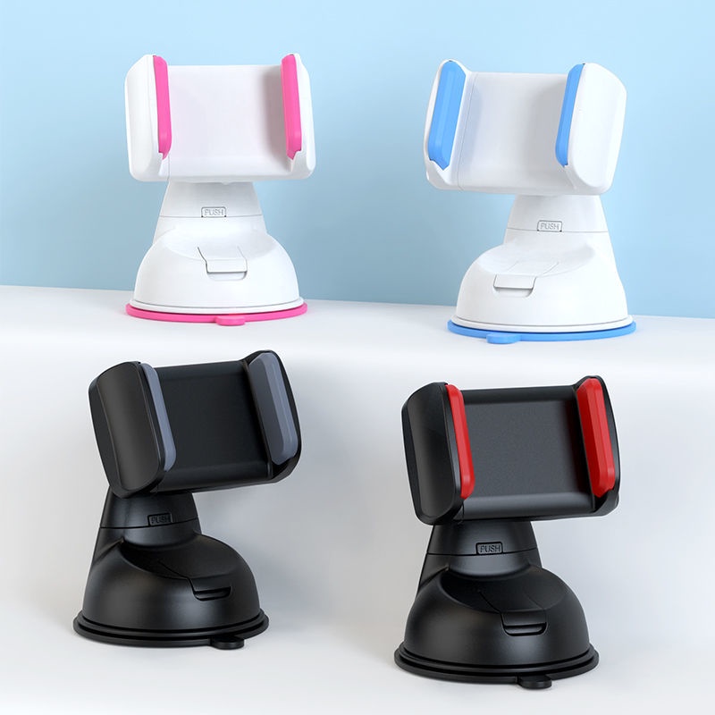 Kẹp Giá Đỡ Điện Thoại/ Thiết Bị Định Vị GPS Có Giác Hút 360 Độ Gắn Xe Hơi