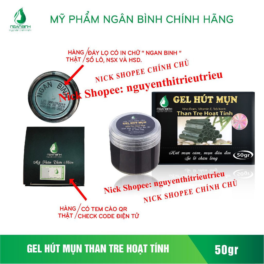 [100% Chính Hãng] Mặt Nạ Gel Hút Mụn Than Tre Hoạt Tính Ngân Bình > Gel lột mụn Than Tre, Lột mụn cám, mụn đầu đen,... | BigBuy360 - bigbuy360.vn