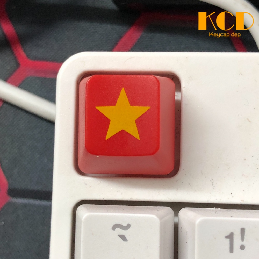 Keycap ABS sao vàng đẹp cho bàn phím cơ