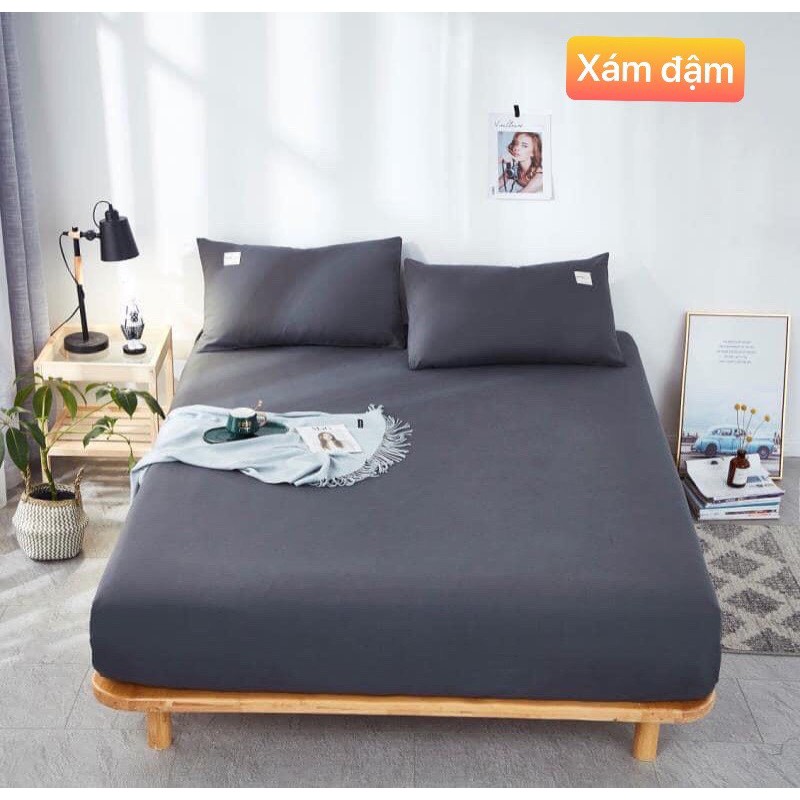 xả kho set 3 món ga gối cotton TC 1