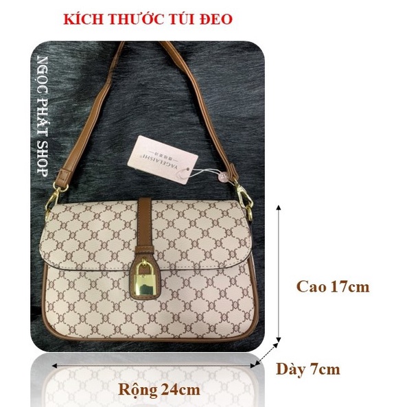 TÚI XÁCH NỮ _ YAGELAISHI Y3079 _ SIZE 24_HÀNG QUẢNG CHÂU CAO CẤP_DEO VAI HOẶC DEO CHÉO