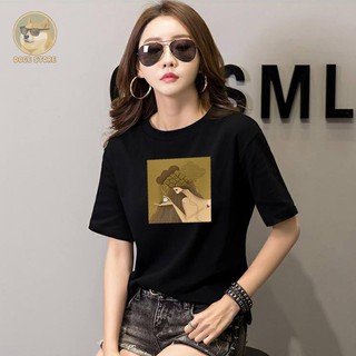 Áo thun nữ cộc tay in hình Kim Liên Thục Nữ vải Cotton 100%