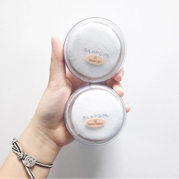 Phấn Phủ Dạng Bột Loại Bỏ Bóng Nhờn Cho Da Khô Thoáng, Mịn Màng Silkygirl Shine-free Loose Powder 15g