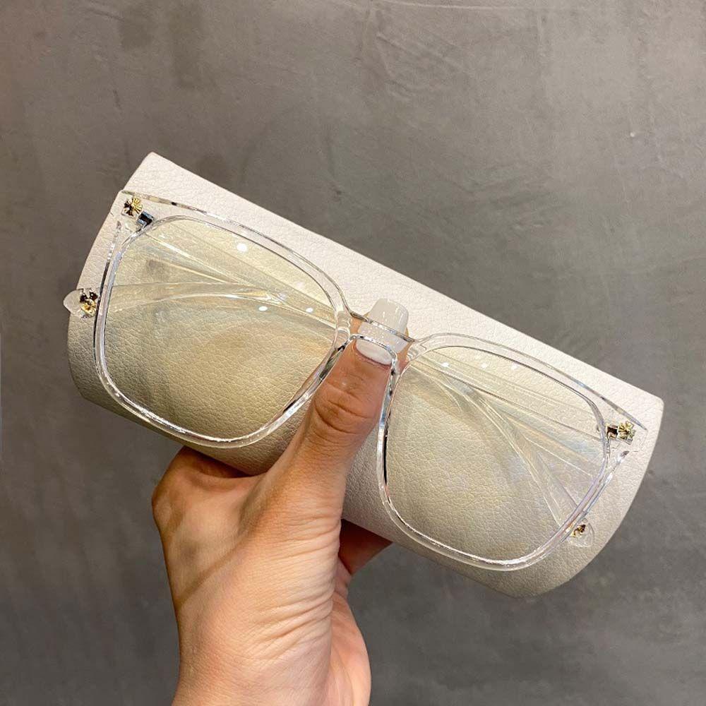 MOCHO Mắt Kính Gọng Vuông Trong Suốt Chống Ánh Sáng Xanh Phong Cách Retro Dành Cho Nữ