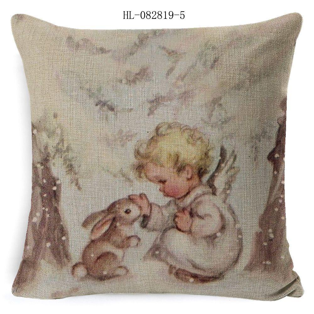 PINEVN Vỏ Gối Bông Giáng Sinh Mềm Mại Trang Trí Nhà Cửa