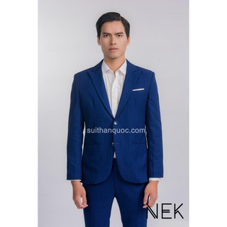BỘ VEST NAM HÀN QUỐC XANH SỌC