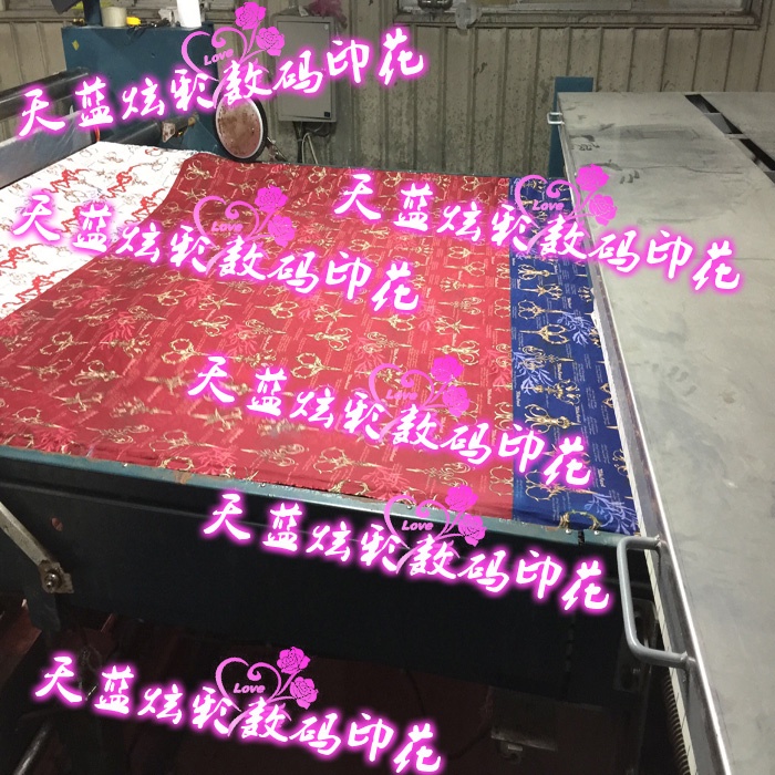 Digital Printing Processing Custom Pure Cotton Cloth Silk Cloth Flower Printing Direct Jet Printing And Dyeing Polyester