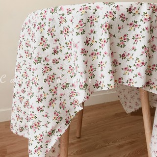 [GÓI QUÀ MIỄN PHÍ] Khăn trải bàn 100x150cm họa tiết hoa nhí đa năng, chụp sản phẩm phong cách Hàn Quốc Casimi