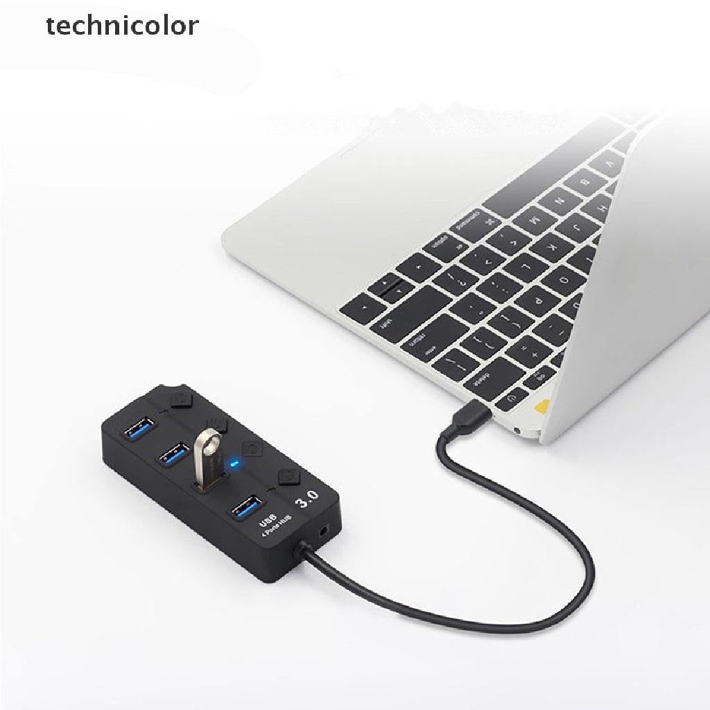 Bộ ChuyểN ĐổI NguồN ĐiệN Cao 4 / 7 CổNg USB 3.0 Hub 5Gbps Cho PC