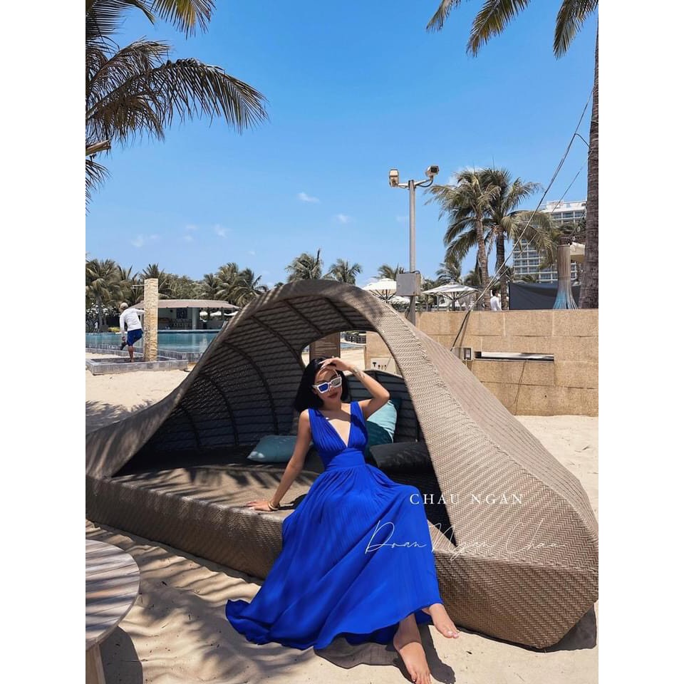 [MAXI] Đầm Maxi đi biển váy maxi dâp ly xoè có ảnh thật shop chụp | BigBuy360 - bigbuy360.vn