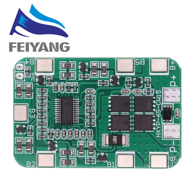 Bảng Mạch Sạc Pin Lithium 6S 22.2V 25.2V 14A 20A 18650 Li-ion Kèm Mô Đun Cân Bằng PCB BMS 6 Ngăn
