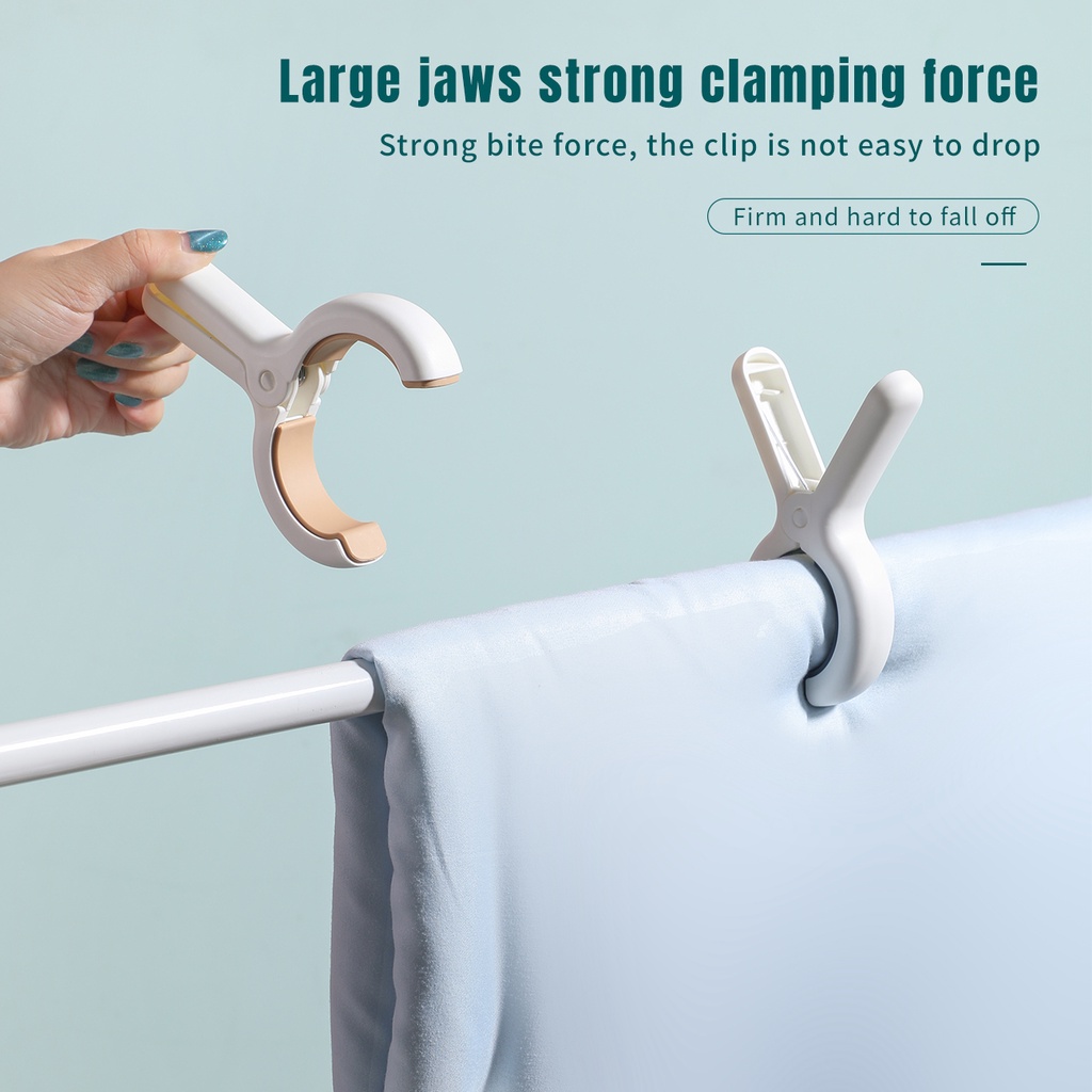 2/3 kẹp quần áo JUJIAJIA chống gió bay chống tuột lực kẹp mạnh