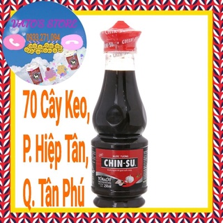 Nước tương tỏi ớt Chinsu chai 250ml - Nước tương Chin-su Chin su tỏi ớt 250ml
