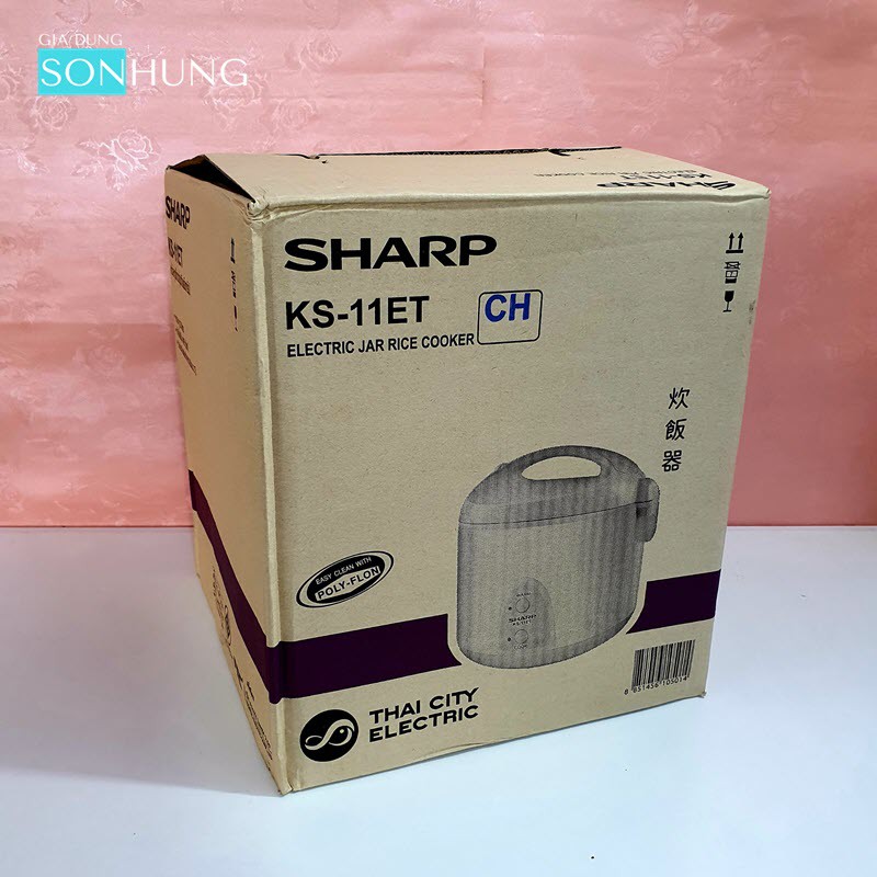 Nồi cơm điện SHARP KS-11ET Dung tích 1.0Lít  sản xuất tại Thái Lan