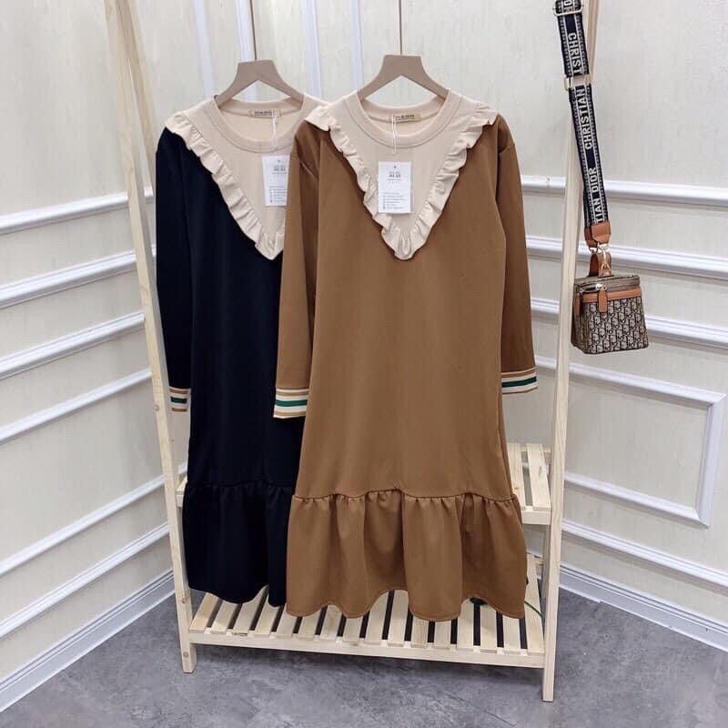 VÁY SUÔNG ĐUÔI CÁ CỔ BÈO